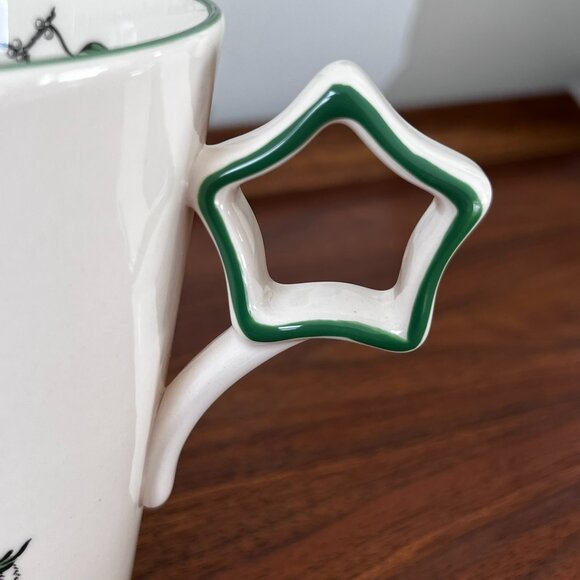 Spode Christmas Tree Star Handle Mug England Vintage 2003 Hard-to-Find S3324-A3 - Picture 6 of 11